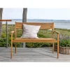 GILI MED RYGLÆN HAVEBÆNK TEAK 120 CM>Outrium New