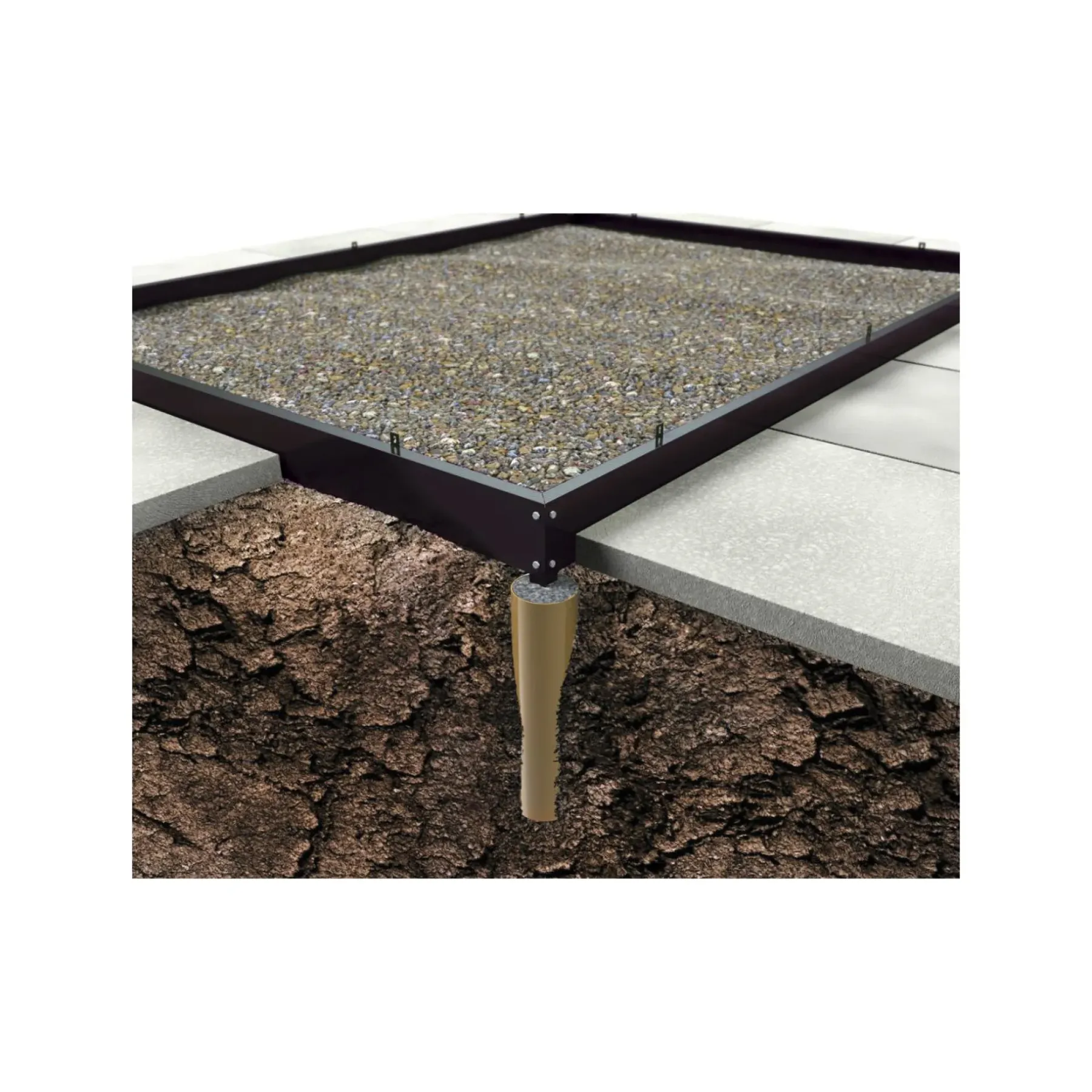 HALLS DRIVHUS INKL. SOKKEL 3 MM DELT GLAS SORT 5 M²>Outrium New