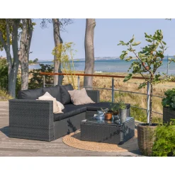 JAMAICA SOFASÆT SORT>Outrium New
