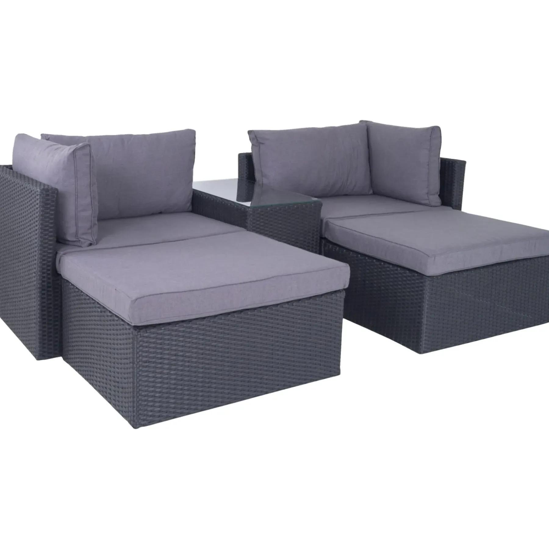Lounge Havemøbler ^ Outrium LISSABON SOFASÆT SORT