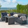 SARDINIEN MED EKSTRA HØJ RYG SOFASÆT SORT>Outrium Discount