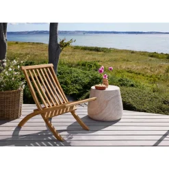SYROS FOLDEBAR LOUNGESTOL TEAK>Outrium Online