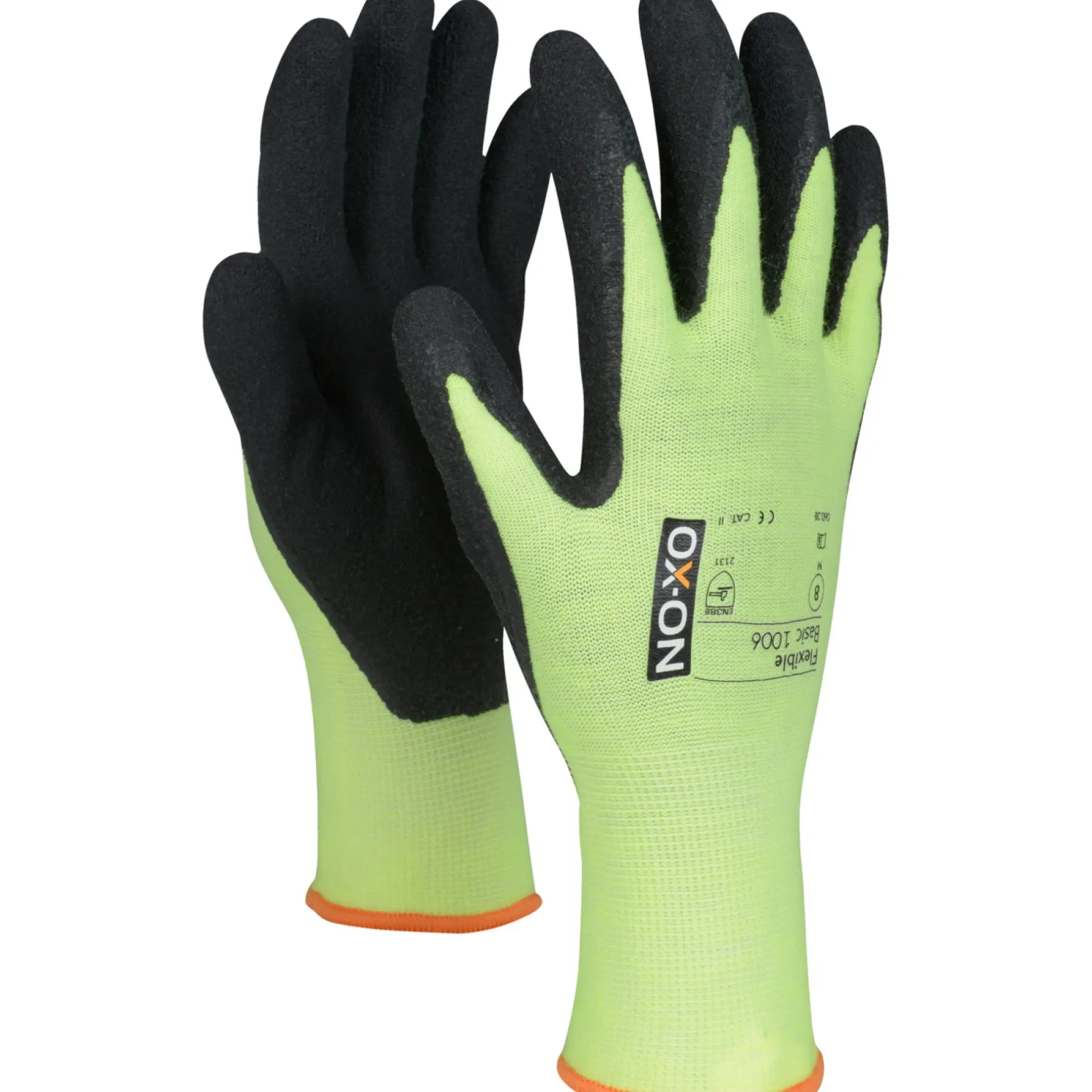 FLEXIBLE BASIC 1008 ARBEJDSHANDSKE CE 11 GUL 1 PAR>OX-ON Clearance