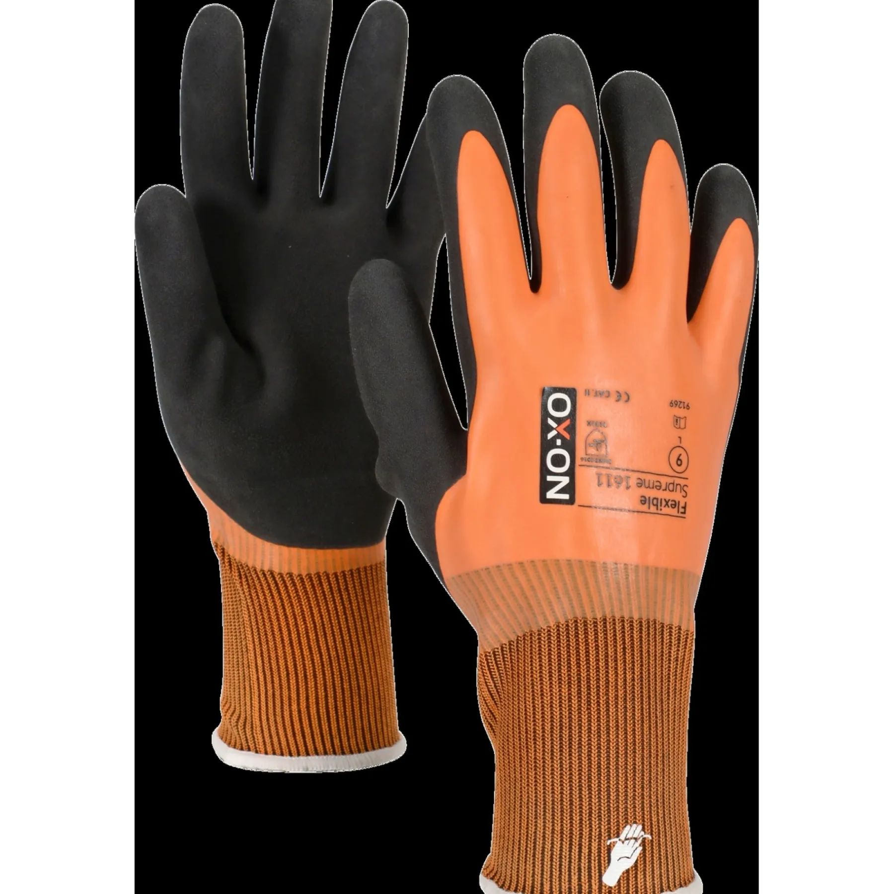 91267 HANDSKE CE 08 ORANGE 1 PAR>OX-ON