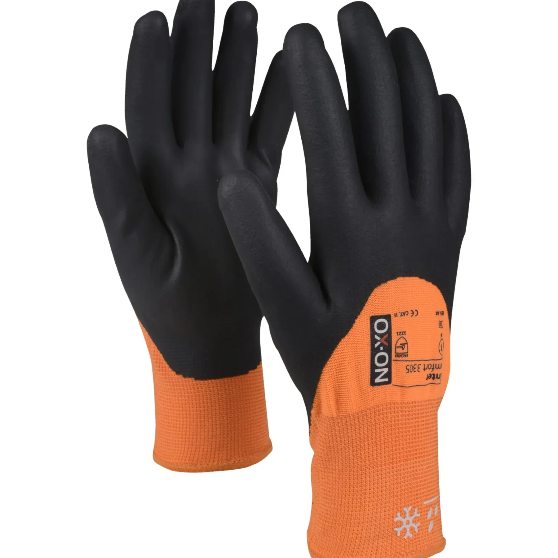 WINTER COMFORT 3305 ARBEJDSHANDSKE CE 09 GUL/SORT 1 PAR>OX-ON Discount