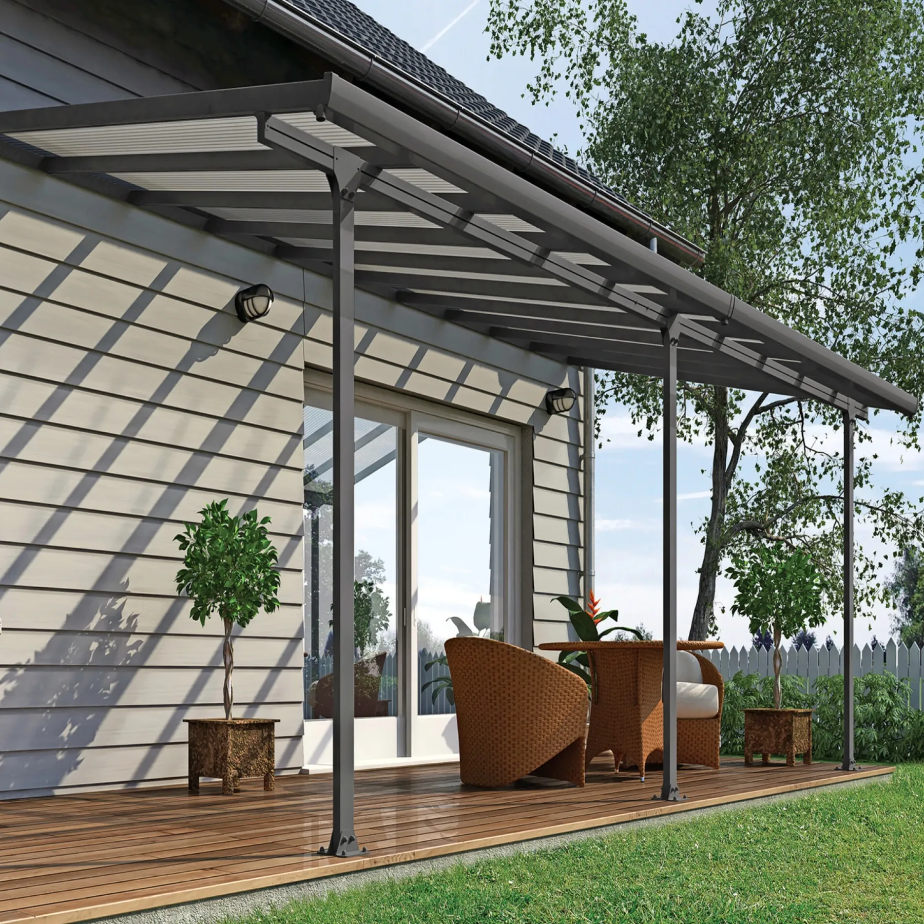 CANOPIA FERIA TERRASSEOVERDÆKNING 17,9 M2>Palram Clearance