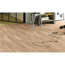 CLASSIC 3060 3-STAVS PARKETGULV EG HVID MATLAK>Parador New