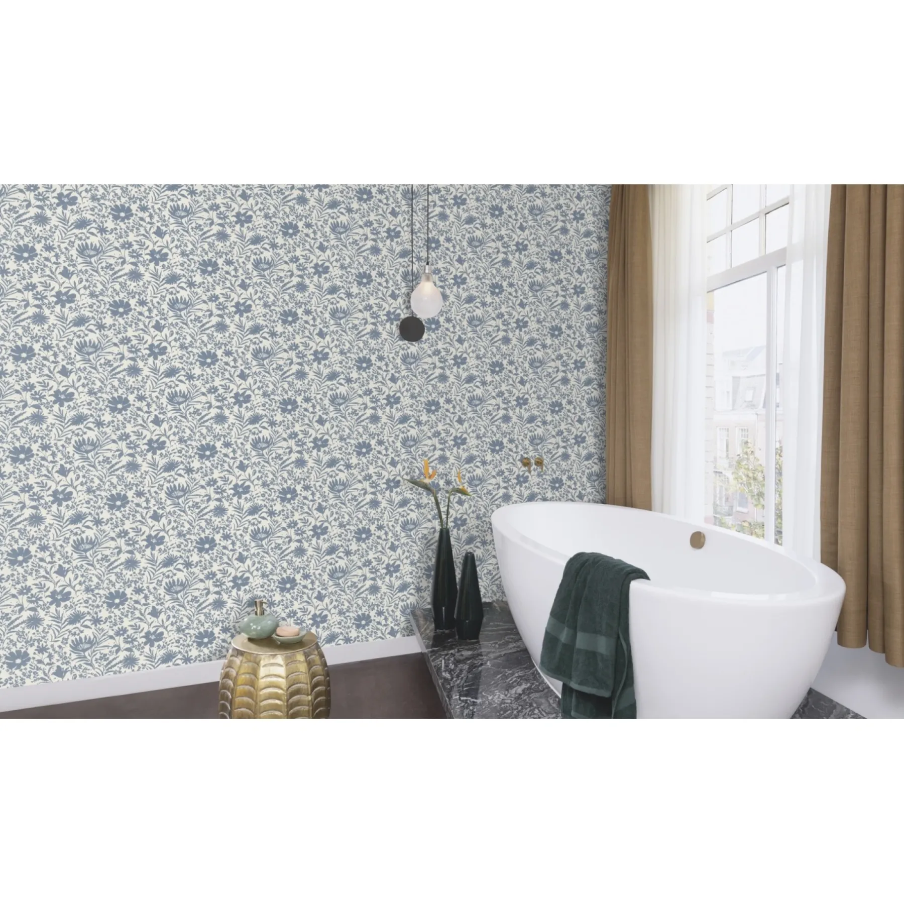 Tapet & Glasvæv ^ Paraiso 2026 BLOMSTER TAPET 0,53X10,05 M