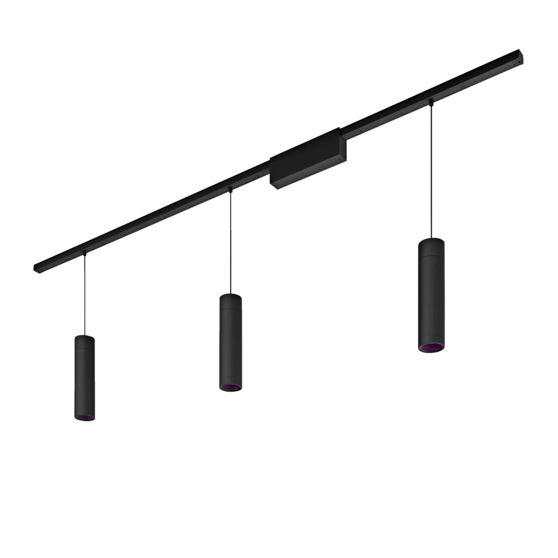Smart Belysning ^ Philips Hue PERIFO 3 PENDLER SKINNESYSTEM SORT LED 5W