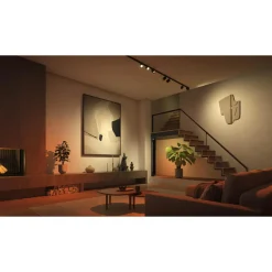 Smart Belysning ^ Philips Hue PERIFO 4 SPOT SKINNESYSTEM SORT LED 5W