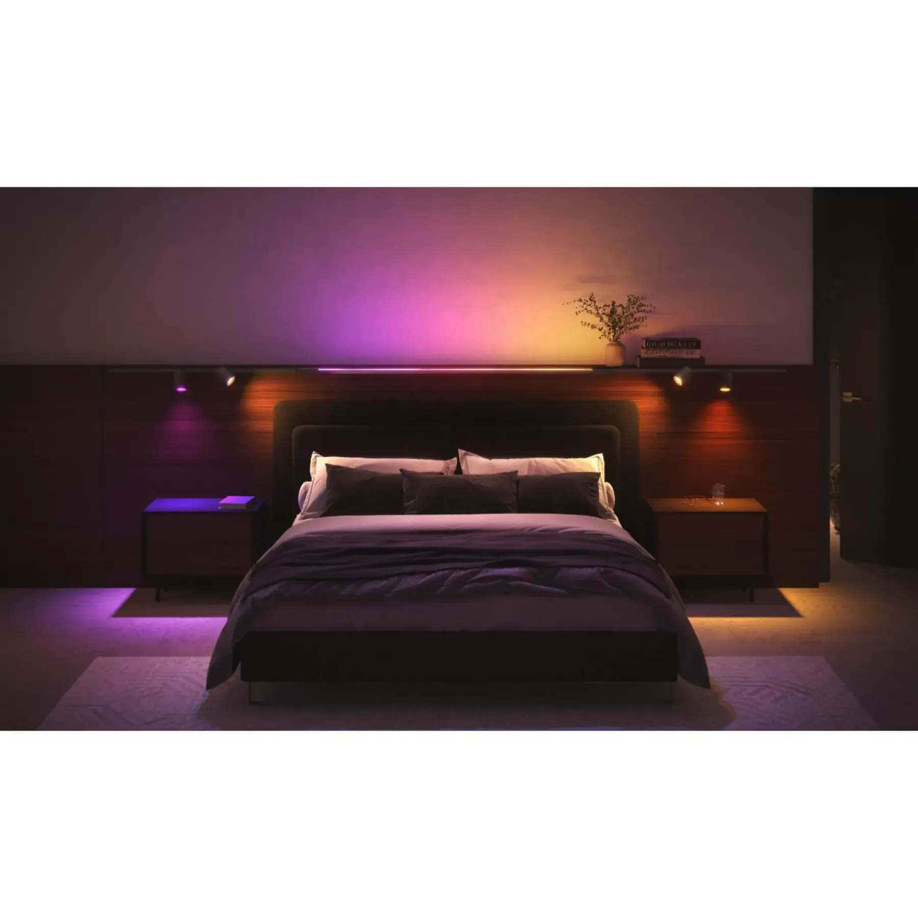 Smart Belysning ^ Philips Hue PERIFO 3 SPOT SKINNESYSTEM SORT LED 5W