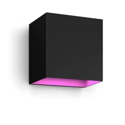 Smart Belysning ^ Philips Hue RESONATE DOWNWARD UDENDØRS VÆGLAMPE 8W SORT