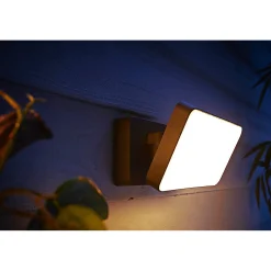 Smart Belysning ^ Philips Hue W WELCOME UDENDØRS VÆGLAMPE 15W SORT