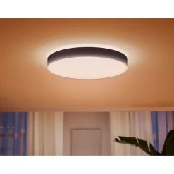 Smart Belysning ^ Philips Hue WA ENRAVE XL PLAFOND 48W SORT 600 MM