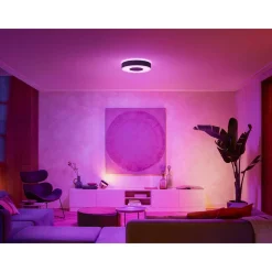 Smart Belysning ^ Philips Hue WCA INFUSE PLAFOND 34W SORT 437 MM