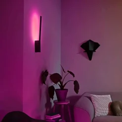 Smart Belysning ^ Philips Hue WCA LIANE VÆGLAMPE 12W SORT