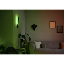 Smart Belysning ^ Philips Hue WCA LIANE VÆGLAMPE 12W SORT