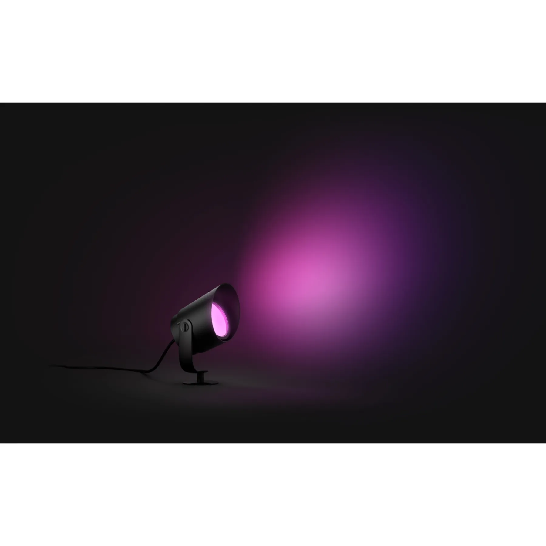 Smart Belysning ^ Philips Hue WCA LILY XL SPOTLAMPE SORT INTEGRERET LED 15W