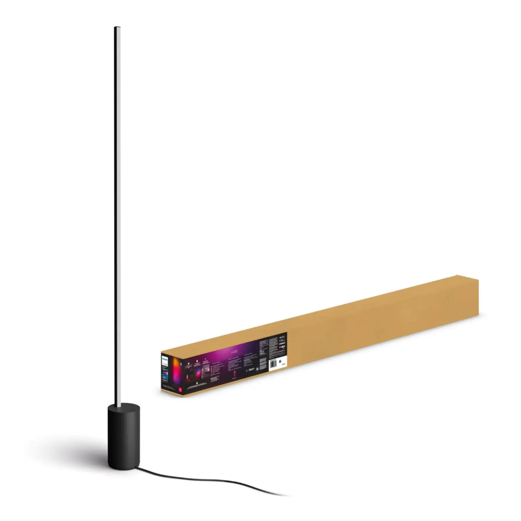Smart Belysning ^ Philips Hue WCA WCA GULVLAMPE SORT 145,8