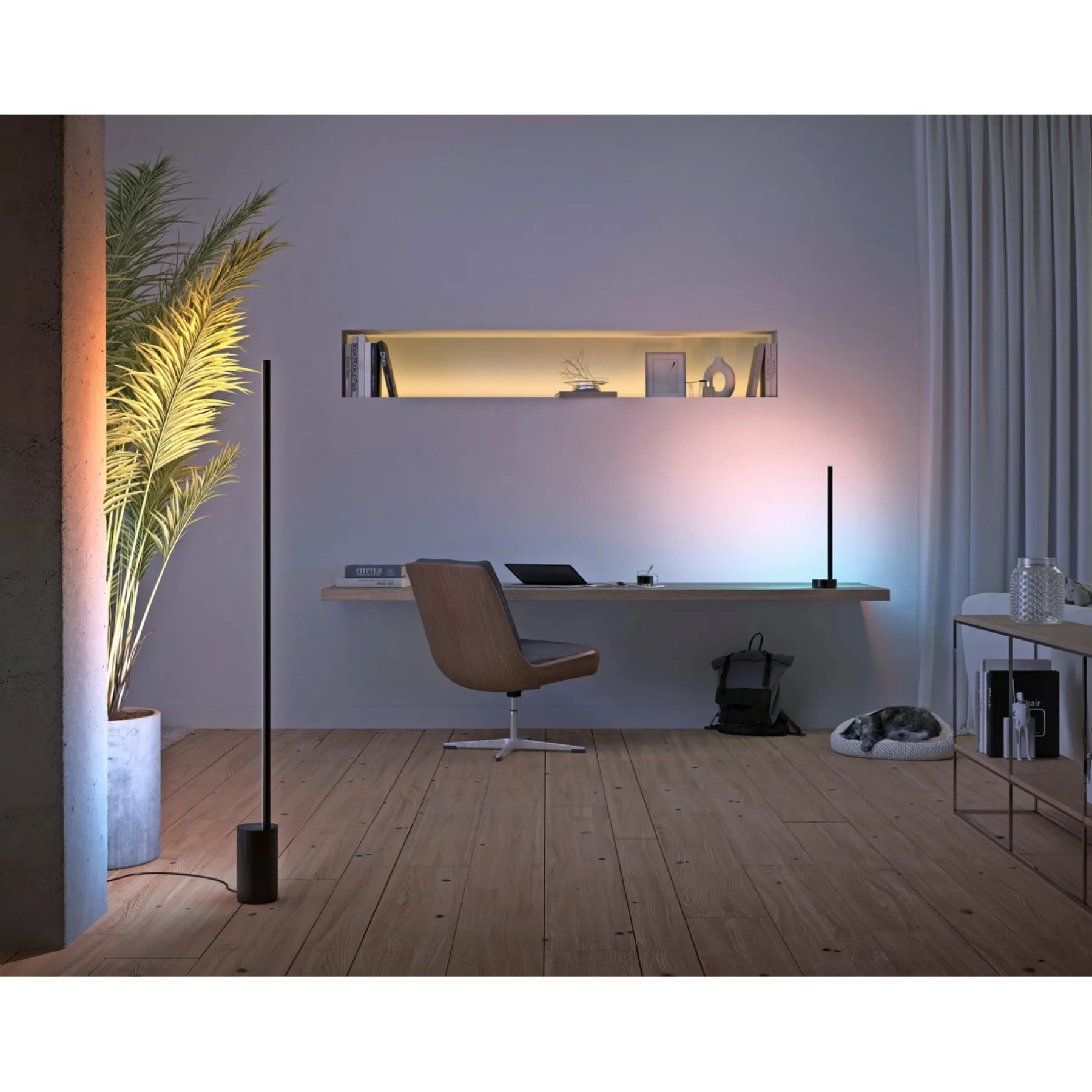 Smart Belysning ^ Philips Hue WCA WCA GULVLAMPE SORT 145,8