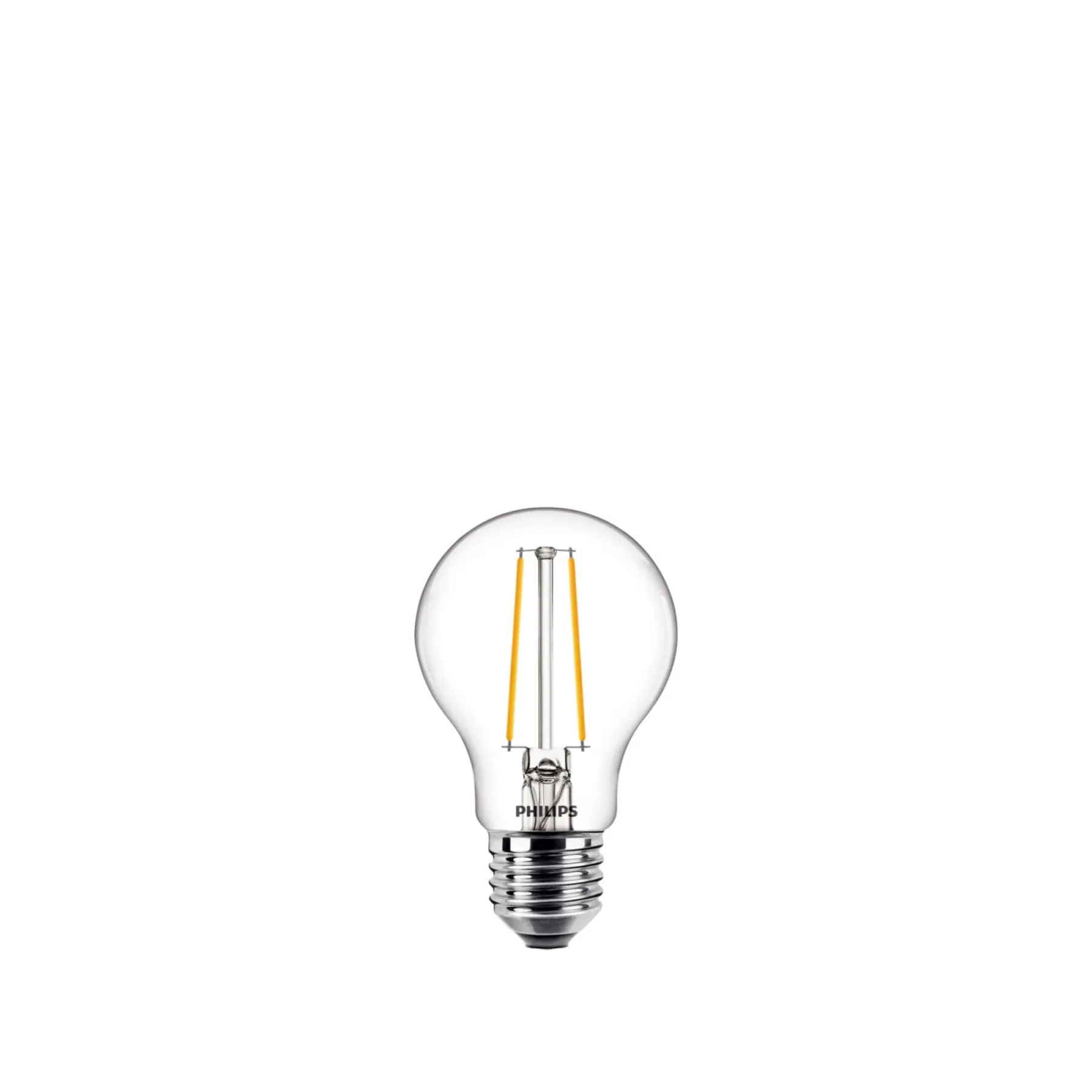 Led ^ Philips KLAR LED PÆRE STANDARD E27 2W