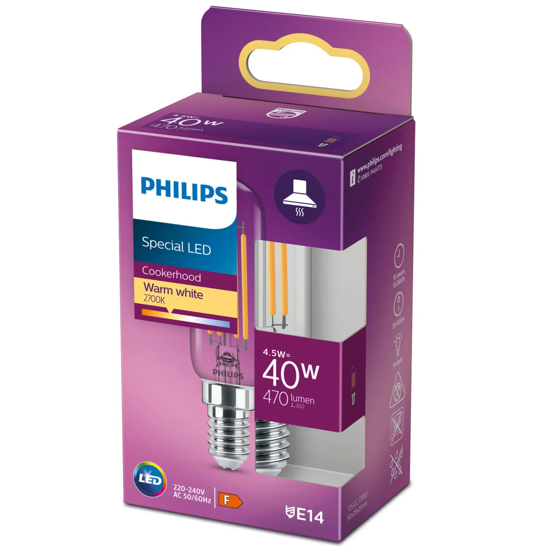 Led ^ Philips LED PÆRE PARFUME E14 5W