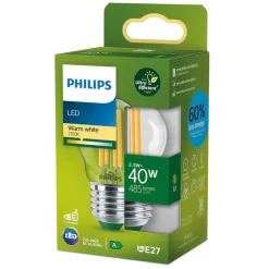Led ^ Philips LED PÆRE STANDARD E27 2W