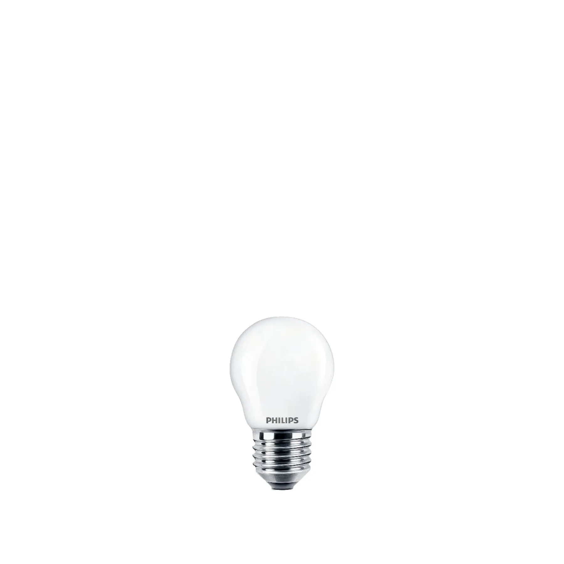 Led ^ Philips 2-PAK MAT LED PÆRE KRONE E27 4W