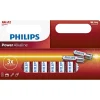 Batterier ^ Philips POWER ALKALINE AA BATTERI 12 STK/PAK