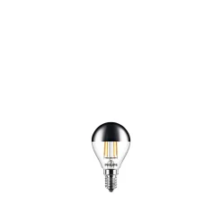 Led ^ Philips TOPFORSPEJLET LED PÆRE KRONE E14 4W