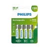 AA GENOPLADELIGT BATTERI 4 STK/PK>Philips New