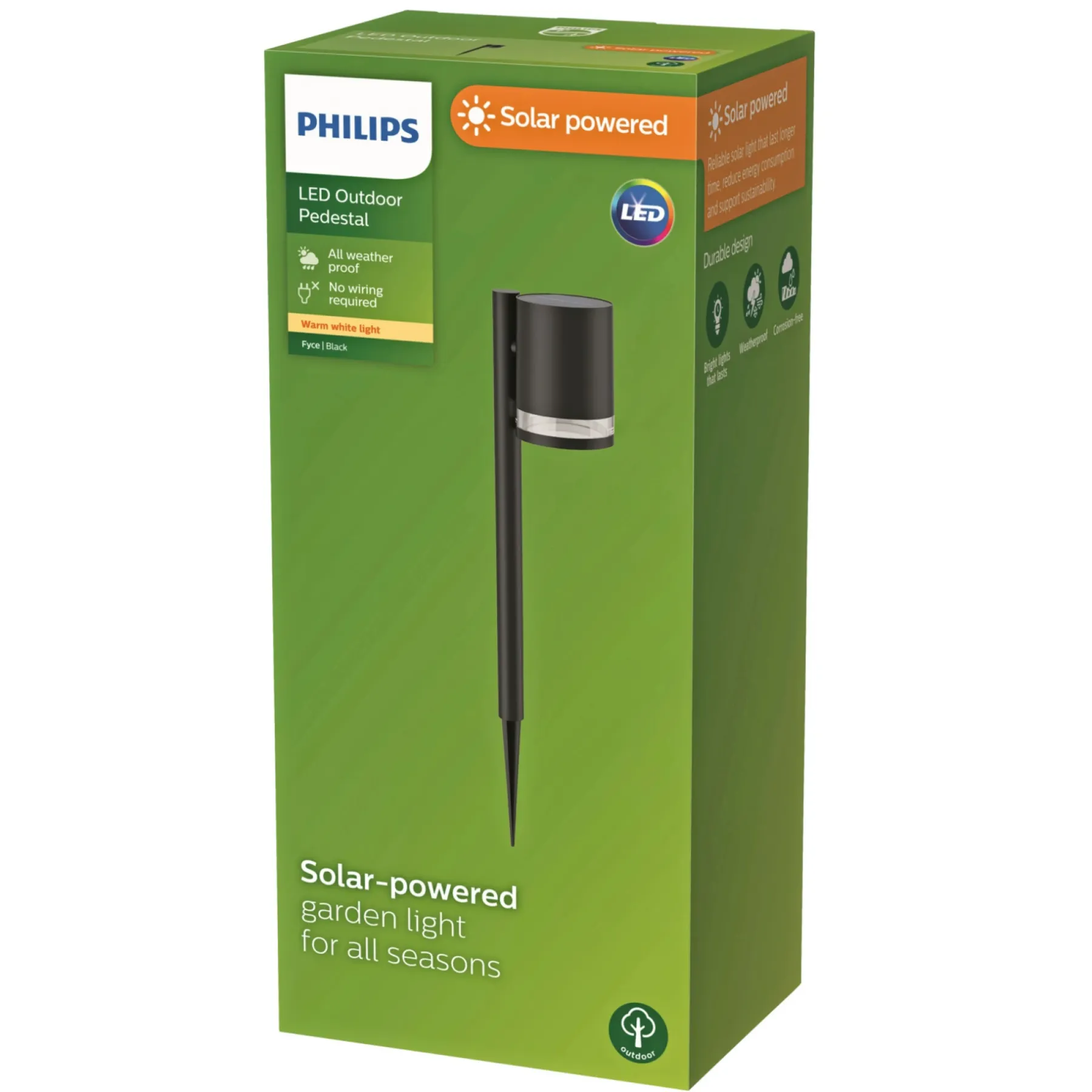 FYCE SOLCELLE BEDLAMPE SORT 28,4 CM>Philips Online