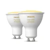 WA 2-PAK SMART LED PÆRE GU10 SPOT 5W>Philips Hue Outlet