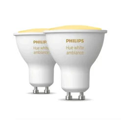 WA 2-PAK SMART LED PÆRE GU10 SPOT 5W>Philips Hue Outlet
