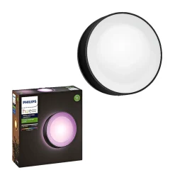 WCA DAYLO UDENDØRS VÆGLAMPE 15W SORT>Philips Hue Clearance