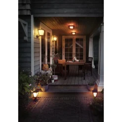 WCA ECONIC UDENDØRS VÆGLAMPE 15W SORT>Philips Hue Online
