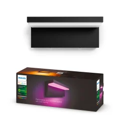 WCA NYRO UDENDØRS VÆGLAMPE 14W SORT>Philips Hue Clearance