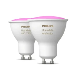 WCA 2-PAK SMART LED PÆRE GU10 SPOT 6W>Philips Hue Clearance