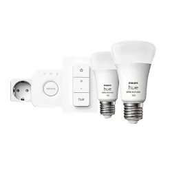 WCA SMART, 2 X E27, BRIDGE, DIM. SWITCH & PLUG STARTSÆT>Philips Hue Online