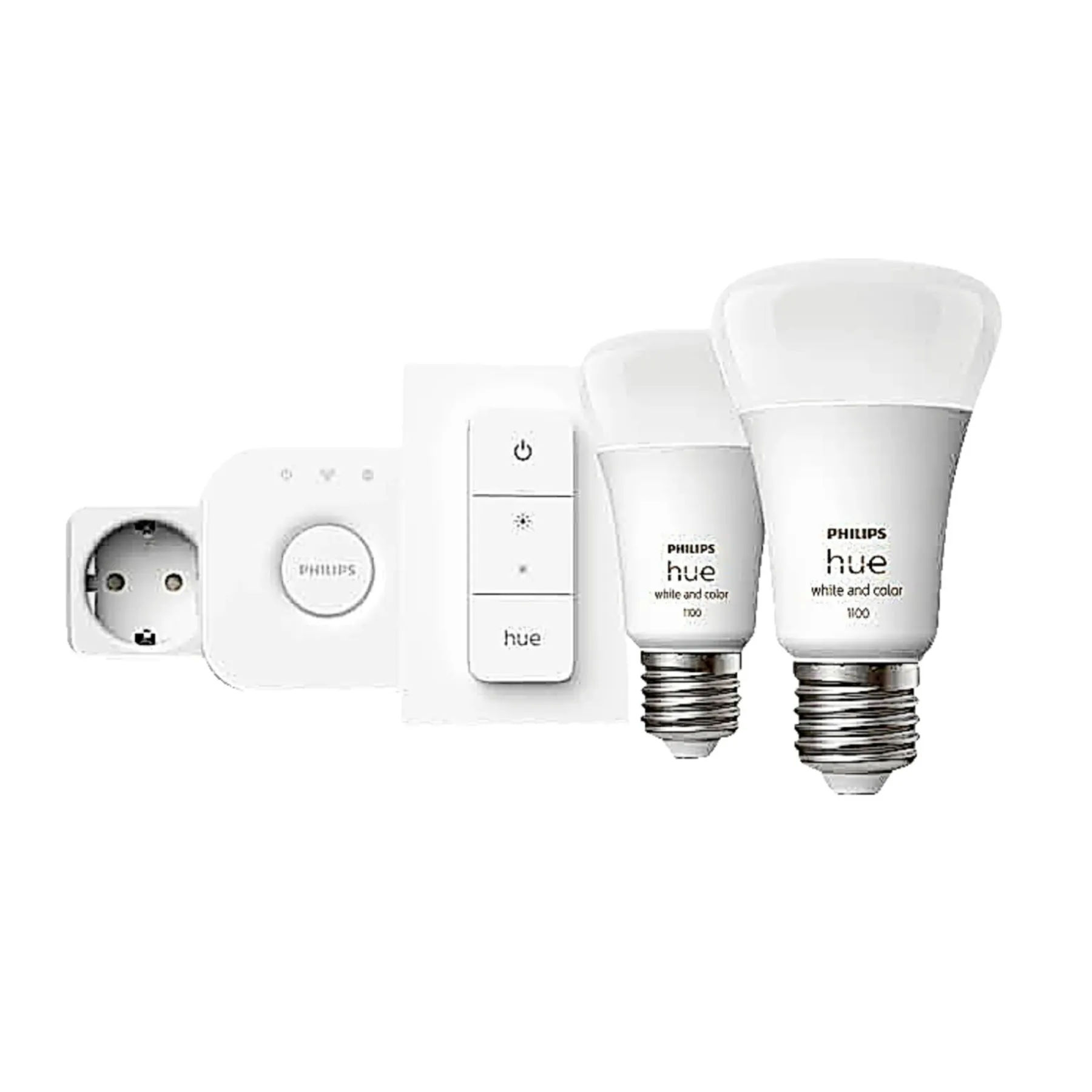 WCA SMART, 2 X E27, BRIDGE, DIM. SWITCH & PLUG STARTSÆT>Philips Hue Online