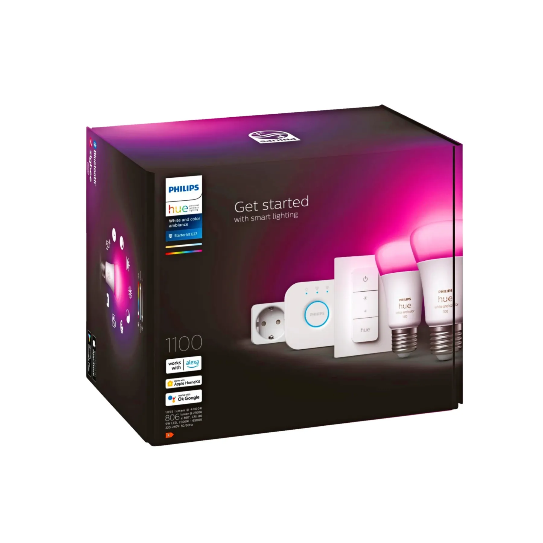 WCA SMART, 2 X E27, BRIDGE, DIM. SWITCH & PLUG STARTSÆT>Philips Hue Online