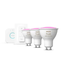 WCA 3 X GU10, BRIDGE & DIM. SWITCH STARTSÆT>Philips Hue Sale