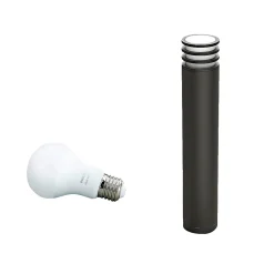 W LUCCA BEDLAMPE ANTRACITGRÅ 77 CM>Philips Hue New