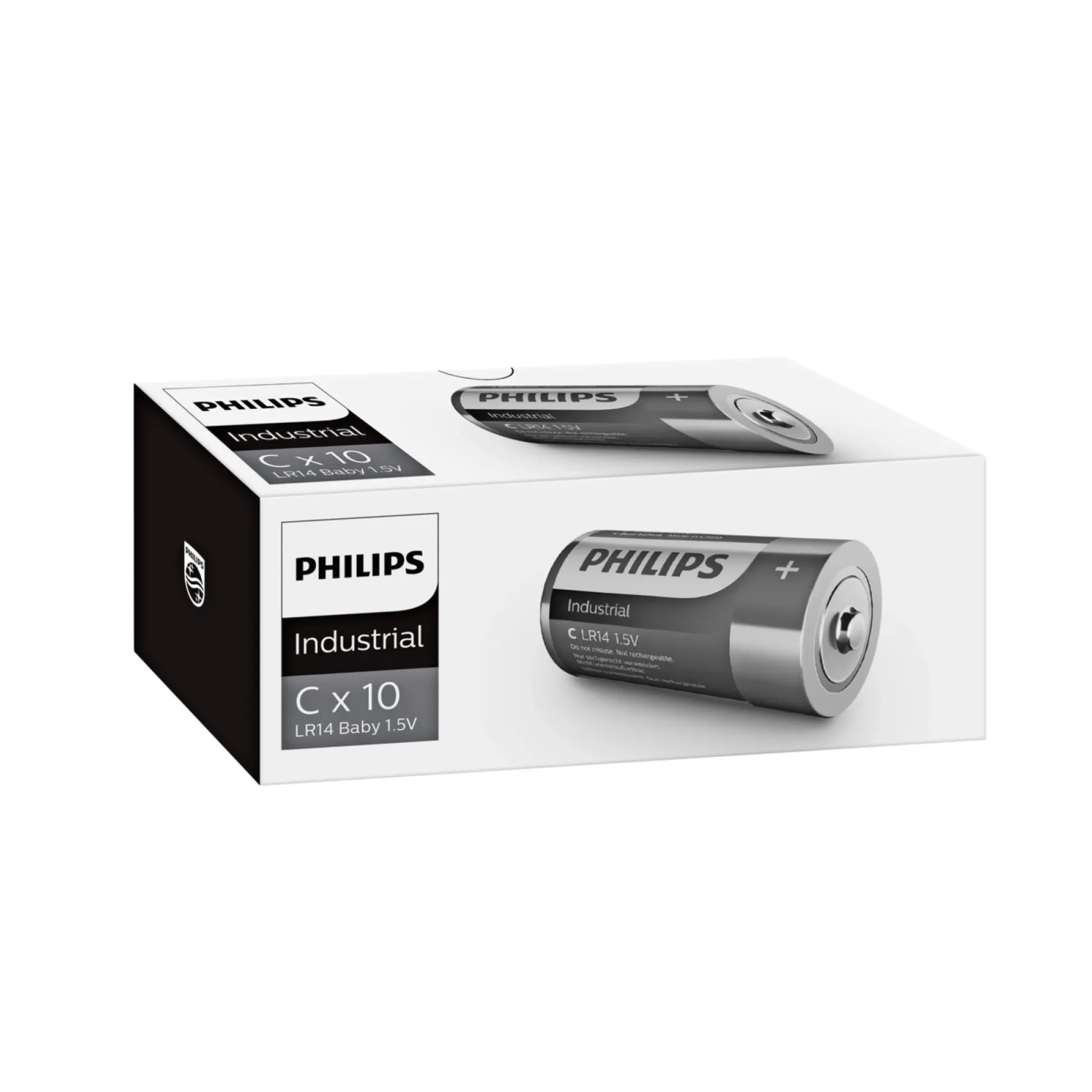 INDUSTRIAL ALKALINE C BATTERI 10 STK/PAK>Philips Sale