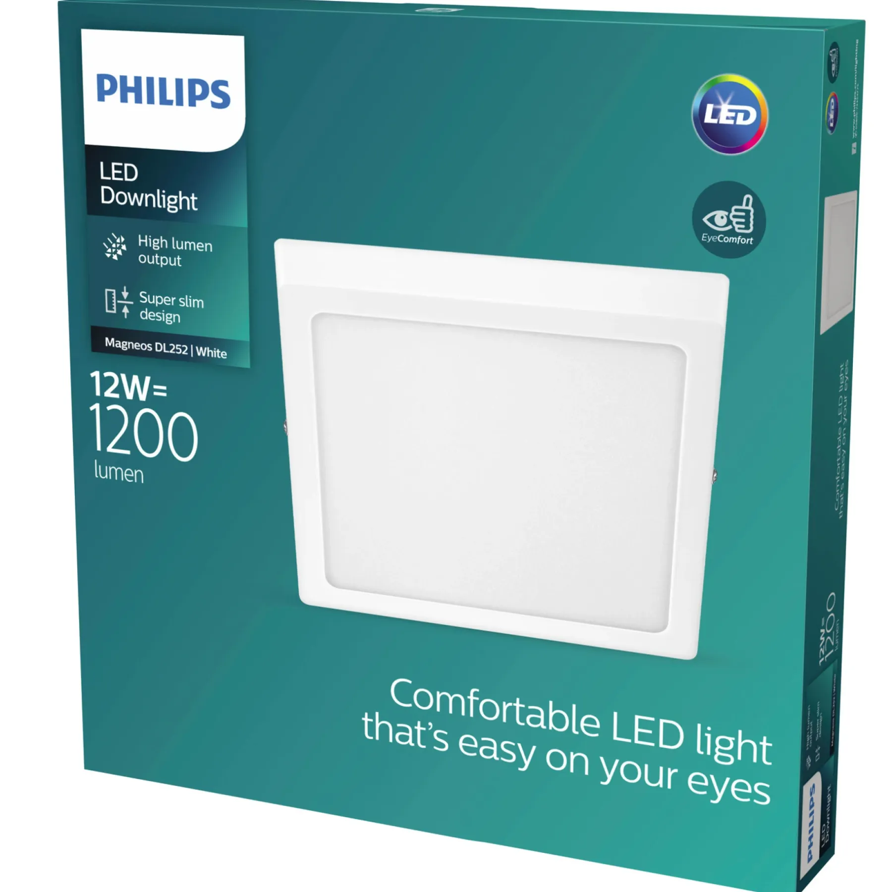 MAGNEOS SQUARE PLAFOND 12W HVID 210 MM>Philips Outlet