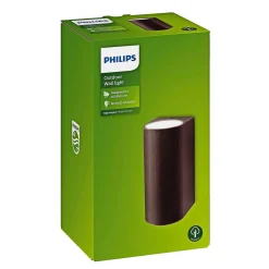 NIGHTINGALE UDENDØRS VÆGLAMPE GRÅ 2X35W>Philips Best