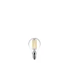 2-PAK KLAR LED PÆRE KRONE E14 4W>Philips Hot