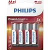 POWER ALKALINE AA BATTERI 4 STK/PK>Philips Sale