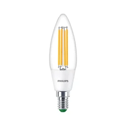 ULTRA EFFICIENT LED PÆRE KERTE E14 2W>Philips Hot