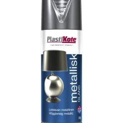 Spraymaling ^ Plasti kote BRILLIANT 161 METALIC SPRAYMALING 400 ML SØLV